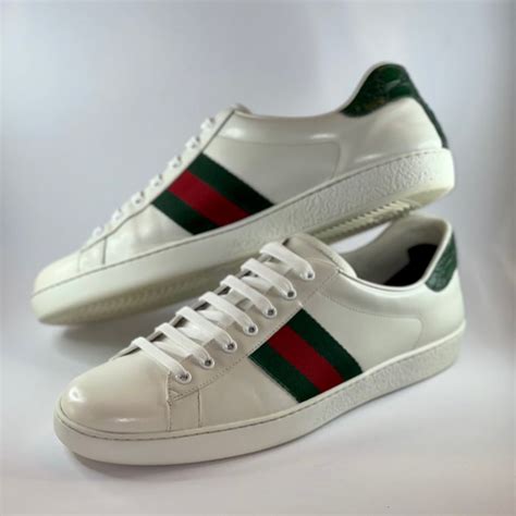 Scarpe da ginnastica Gucci in Pelle Blu taglia 9 UK .